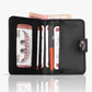 Plain Leather Minimal Button Closure Wallet - Flyingcart.pk