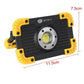 Portable COB LED Floodlight Rechargeable USB Work Lamp for Outdoor Use