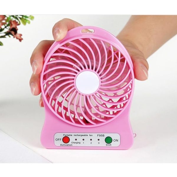 Portable Mini USB Fan Rechargeable Battery - Flyingcart.pk