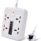 Universal Power Extension Strip with 6 Ports - Flyingcart.pk