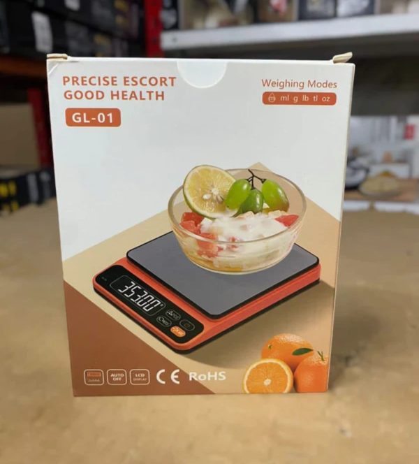 Precise Escort Digital Kitchen Scale with LCD Display