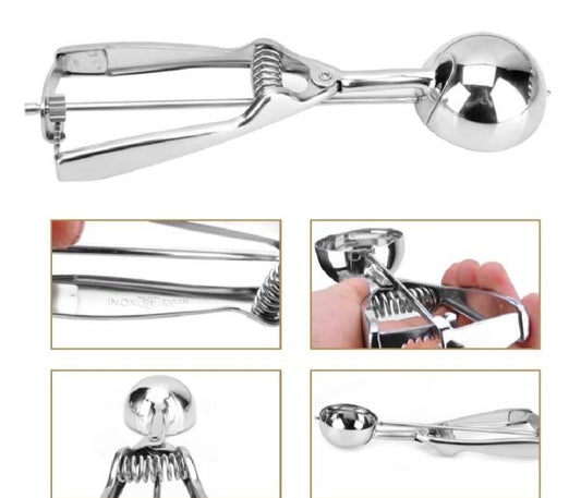 premium-stainless-steel-ice-cream-scoop-heavy-duty-metal-scooper-spoon-dishwasher-safe-ergonomic-handle-for-frozen-yogurt-gelato-sundaes-more-medium-silver-1-flyincart.pk