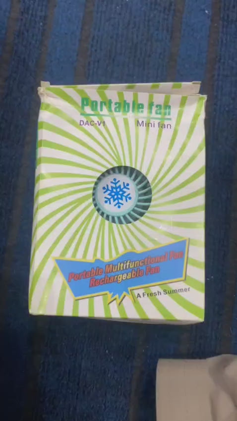 Portable Mini USB Fan Rechargeable Battery - Flyingcart.pk