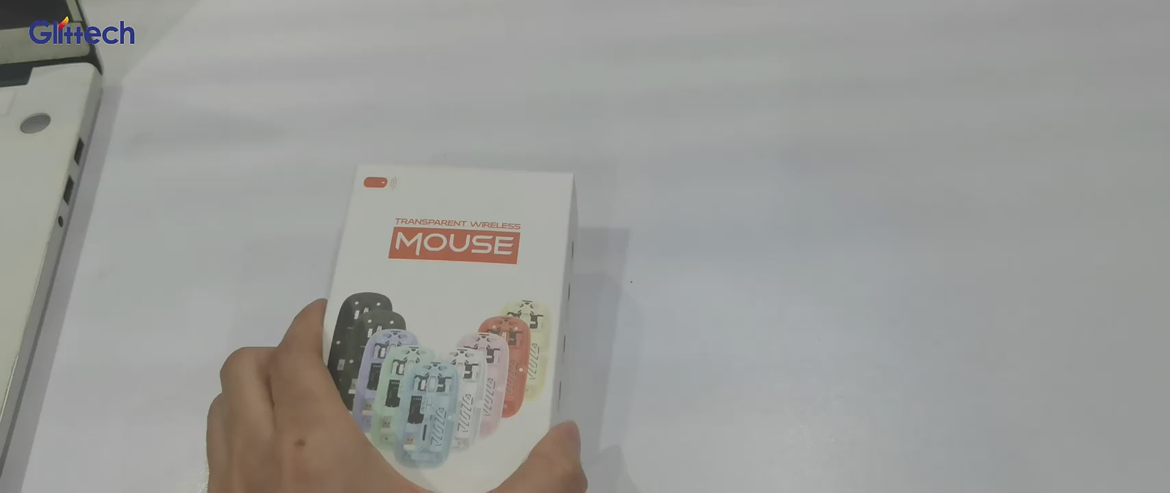 M-10A Transparent Wireless + Bluetooth Dual Mode Rechargeable Mouse - Flyingcart.pk