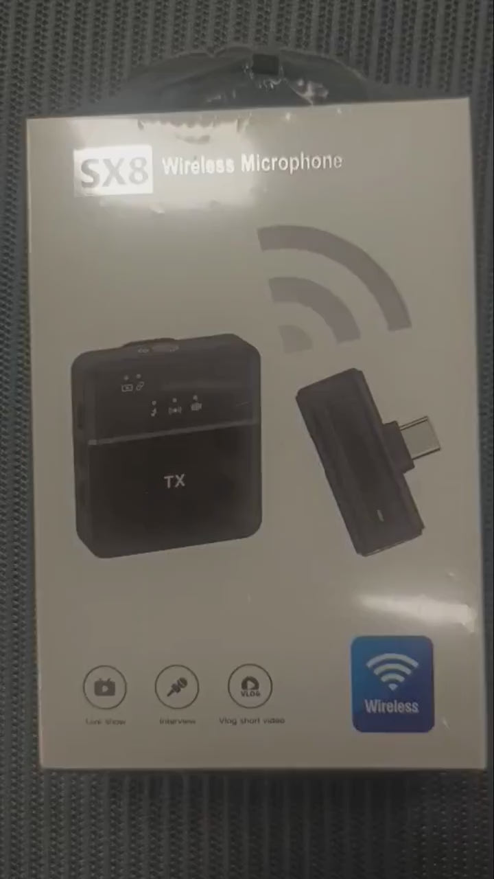 Type-C Single Professional Lavalier Wireless Microphone - Flyingcart.pk