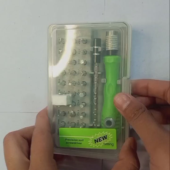 32 In 1 Mini Interchangeable Adjustable Precision Screwdriver Bit Set - Flyingcart.pk