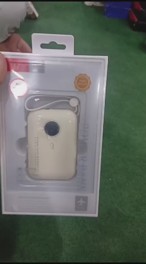 P11 Power Bank In Mini Size With Charging Cable 10000mah - Flyingcart.pk