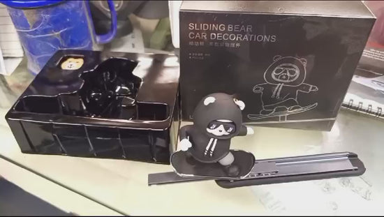 Funny Skateboard Bear Car Dashboard Decoration - Flyingcart.pk