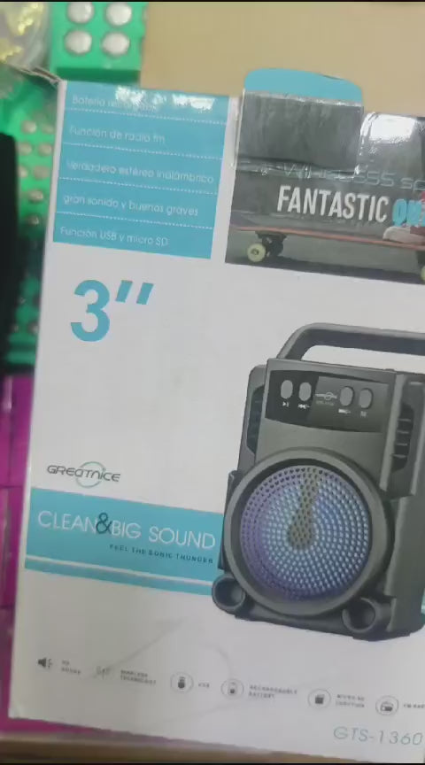  GTS-1360 Wireless Bluetooth Speaker - Flyingcart.pk