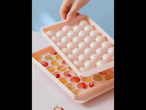  2 in 1 Leak Proof Ice Cube Tray with Lid-FlyingCart.pk