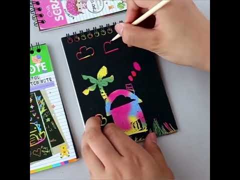 Scratch Art Notebooks for Kids-FlyingCart.pk