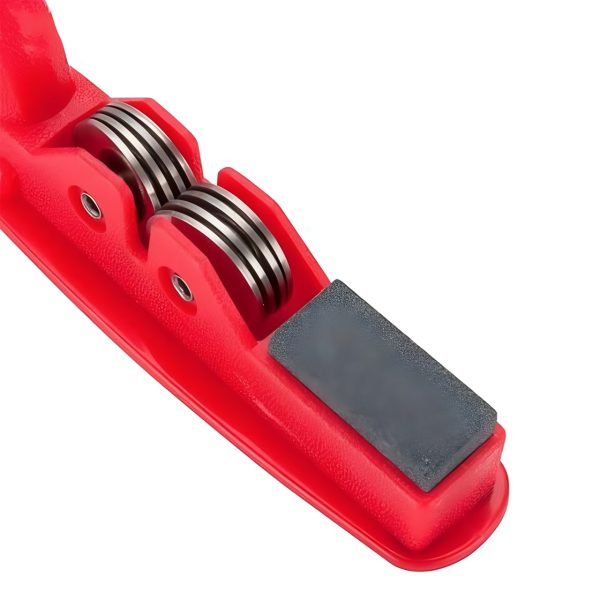 professional-knife-sharpener-with-8-wheel-blades-sanding-stone-durable-plastic-grip-coarse-fine-sharpening-slots-for-kitchen-knives-compact-reliable-knife-filer-for-quick-sharpe-1-flyingcart.pk