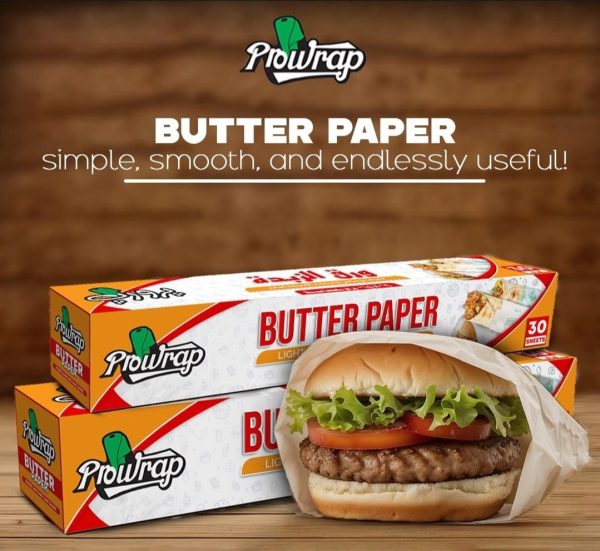 prowrap-butter-paper-9-x-14-precut-sheets-30-pcs-high-quality-waterproof-grease-resistant-food-wrap-thicker-than-market-standard-5-flyingcart.pk