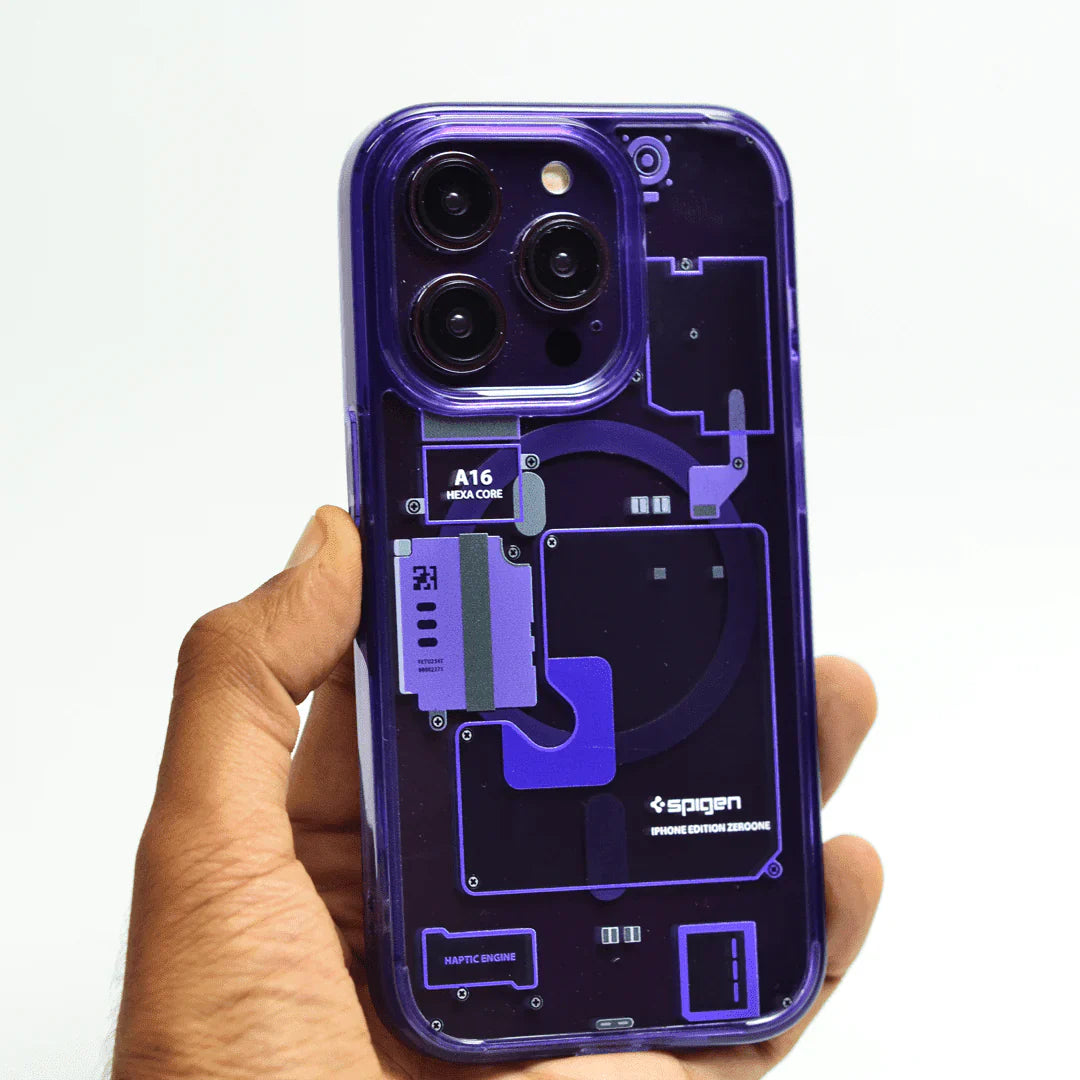 Spigen Ultra Hybrid Zero One (MagFit) Case-Deep Purple - FlyingCart.pk