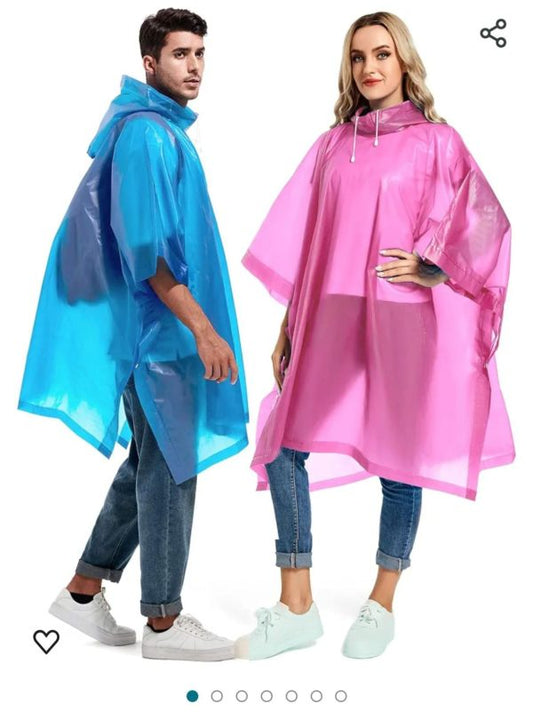 Rain Ponchos for Adults Reusable - Flyingcart.pk