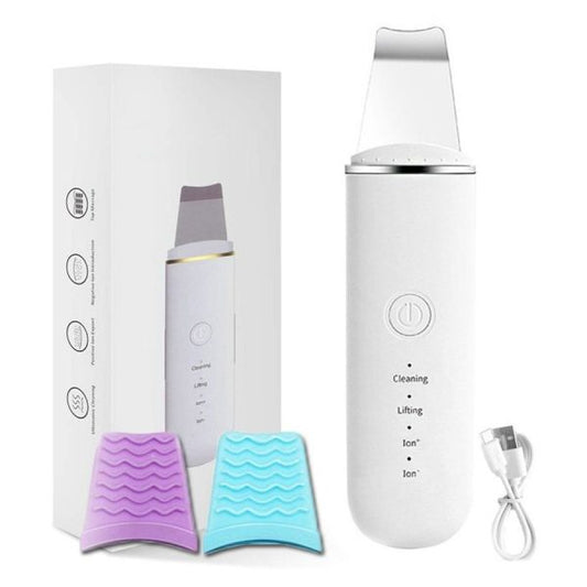rechargeable-ultrasonic-skin-scrubber-deep-cleansing-facial-spatula-blackhead-remover-with-vibration-peeling-modes-1-flyincart.pk