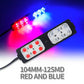 Red and Blue Flasher Light & Dolphin Light – Universal LED Lighting Kit for Cars and Motorcycles - Flyingcart.pk