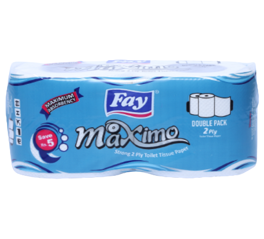 FAY MAXIMO TOILET ROLL TWIN PACK - FlyingCart.pk