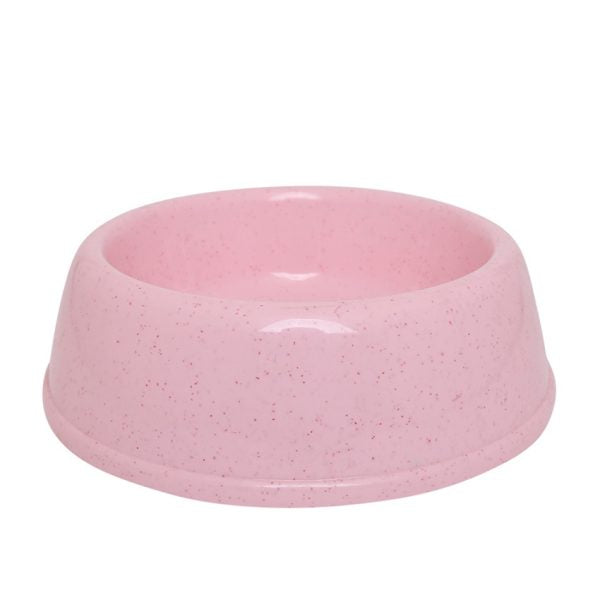 round-shaped-food-bowl-pet-plastic-food-bowl-random-color-8-inch-3-flyingcart.pk