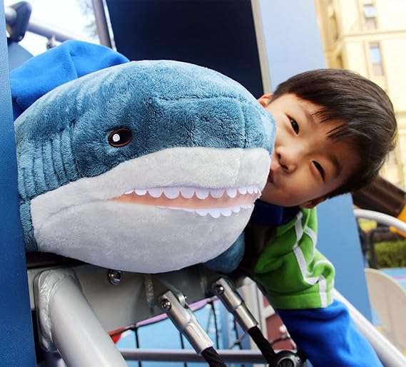 Ryttir Sharks Stuffed Animal Plush Pillow – Adorable Sea Animal Cushion for Kids - Flyingcart.pk