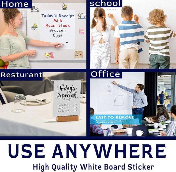 Self-adhesive Whiteboard Wall Decal Sticker - Flyingcart.pk