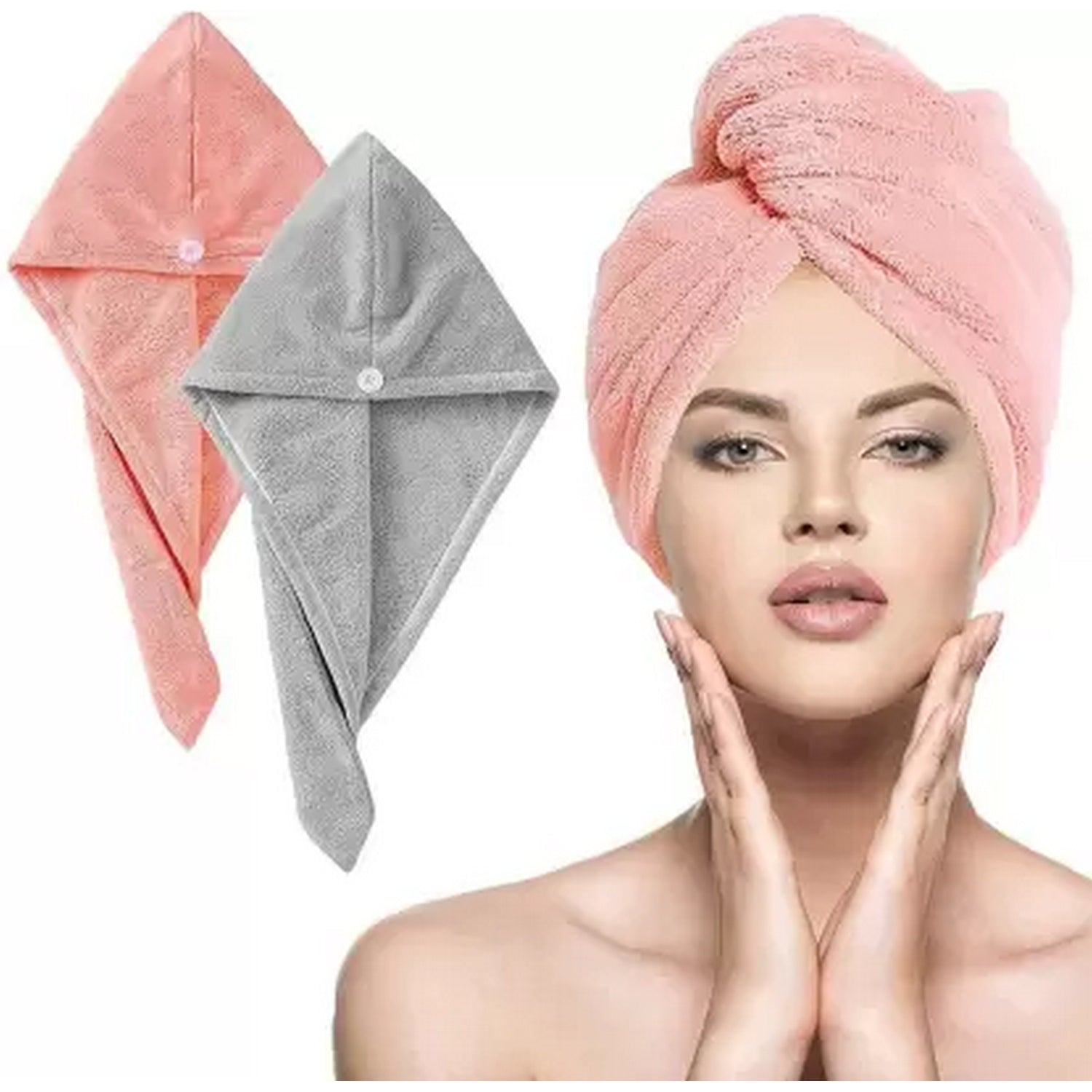 Hair Drying Bath Towel - FlyingCart.pk