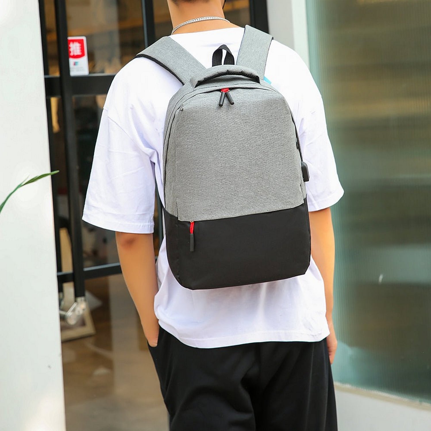 Simple Backpack Large Capacity Travel Shoulder Bag Laptop Backpack Shoulder Bag Teenager - FlyingCart.pk