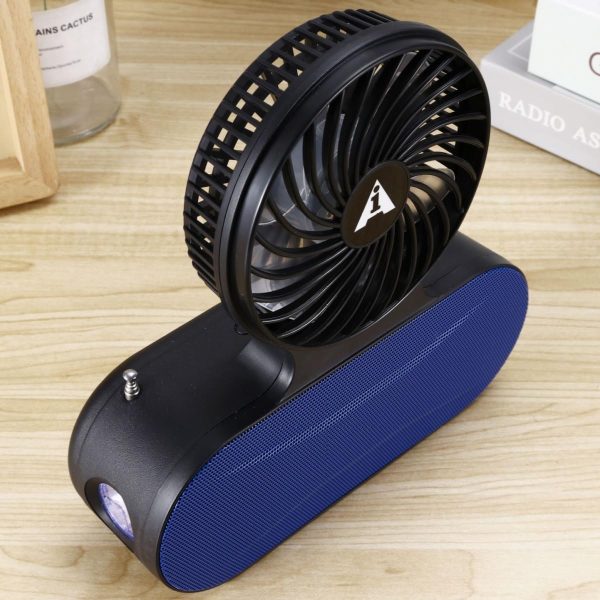Solar Fan Bluetooth Speaker - Flyingcart.pk