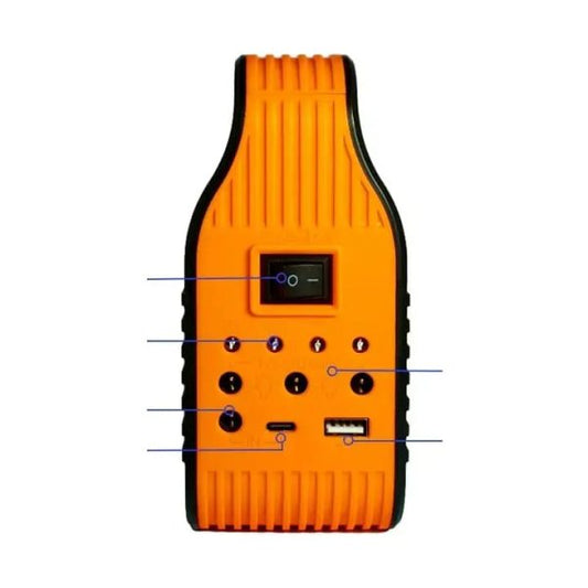 Solar Powered Light System – Flashlight, Emergency Power Bank & Wireless Energy Source for Outdoor Adventures - Flyingcart.pk