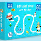 (A Size Dubai Imported) Stroke Line Dot to Dot Magical Tracing Workbook for Kids - Flyingcart.pk
