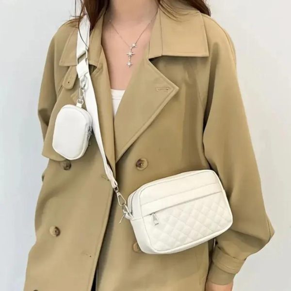 Stylish Girl’s Convertible Waterproof PU Leather Crossbody Bag - Flyingcart.pk