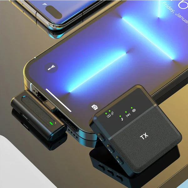 Type-C Single Professional Lavalier Wireless Microphone - Flyingcart.pk