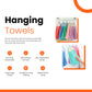 Hanging Towels Randomly Select Colors - FlyingCart.pk