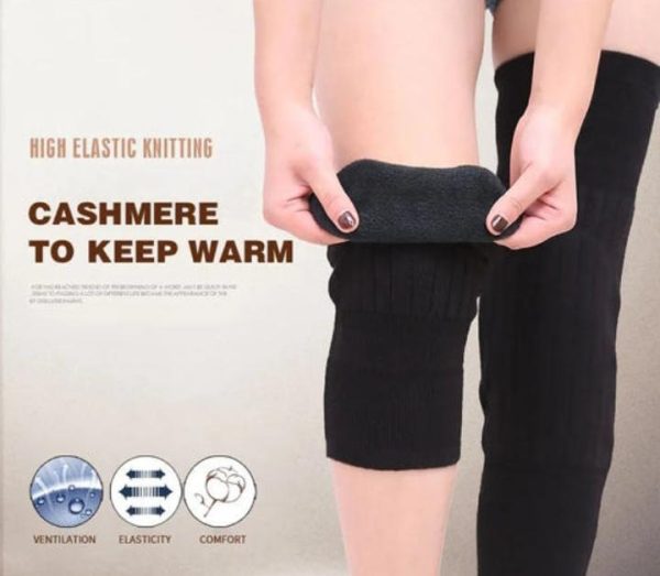 unisex-wool-knee-length-leg-warmers-plain-black-comfortable-stylish-winter-wear-easy-to-wear-wash-formal-outfit-accessory-single-piece-pack-2-flyingcat.pk