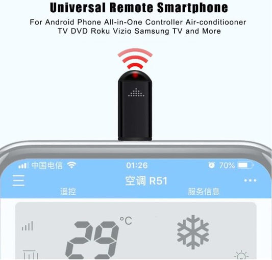 Universal Smart Remote-Control Connector IR Controller Adapter (USB-C) - Flyingcart.pk