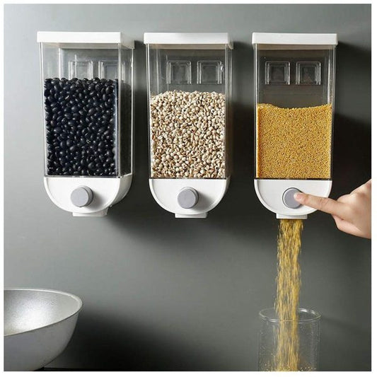 wall-mounted-dry-food-dispensers-for-organized-kitchens-featuring-clear-containers-and-easy-to-use-gravity-feed-design-for-cereals-grains-and-beans-1-flyingcart.pk