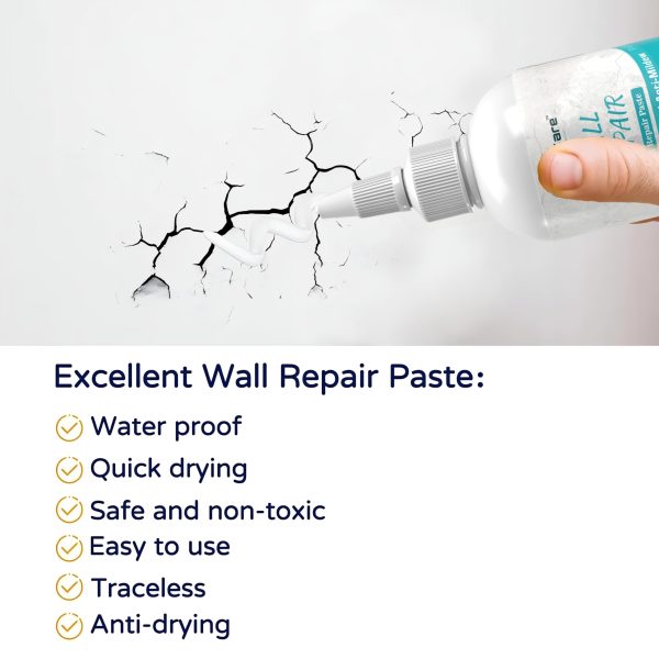 wall-repair-paste-200gm-white-waterproof-crack-filler-wall-putty-hole-mending-agent-for-damaged-walls-and-joints-5-flyingcart.pk