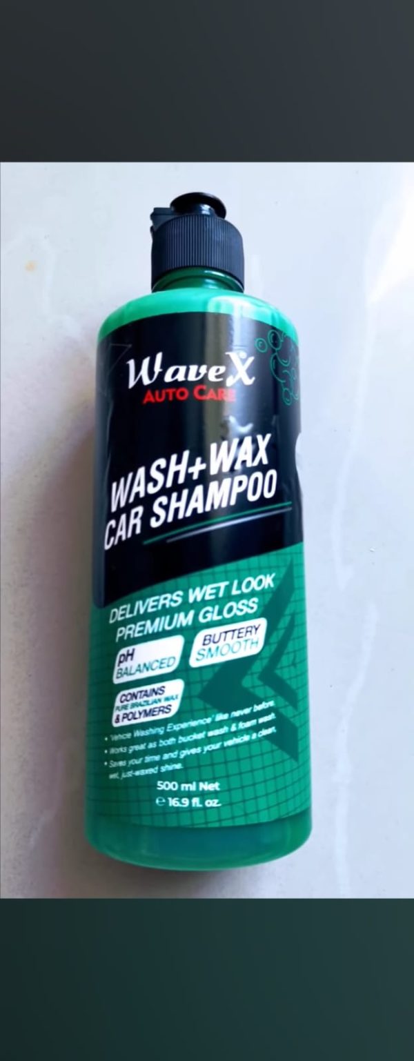 Wavex Auto Care Wash + Wax Car Shampoo – 200ml - Flyingcart.pk