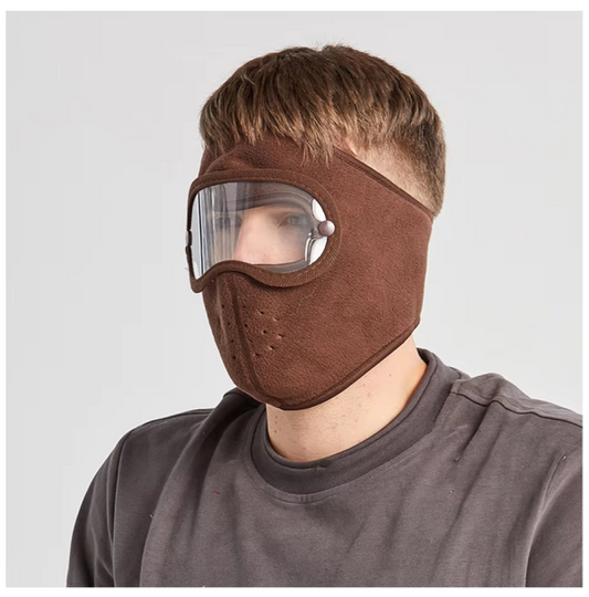 Windproof Anti-Dust Full Face Mask – Winter Cycling & Ski Goggles Hat Cap - Flyingcart.pk
