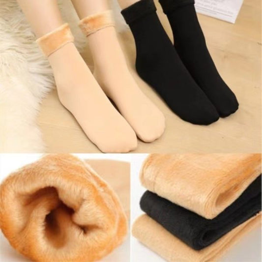 womens-woolen-quarter-socks-pack-of-2-soft-warm-winter-wear-elegant-style-flexible-size-comfortable-daily-use-available-in-black-skin-colors-1-pair-1-flyingcart.pk
