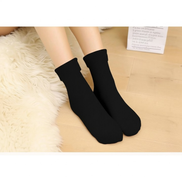 womens-woolen-quarter-socks-pack-of-2-soft-warm-winter-wear-elegant-style-flexible-size-comfortable-daily-use-available-in-black-skin-colors-1-pair-1-flyingcart.pk