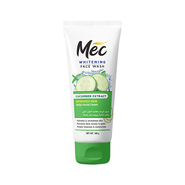 Mec Whitening Cucumber Extract Face wash 100ml - FlyingCart.pk