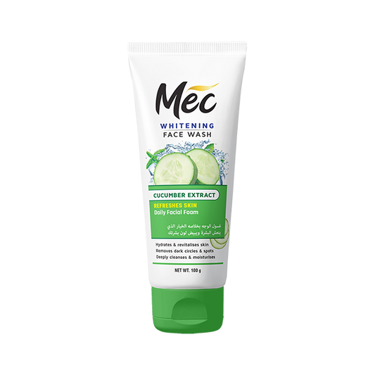 Mec Whitening Cucumber Extract Face wash 100ml - FlyingCart.pk