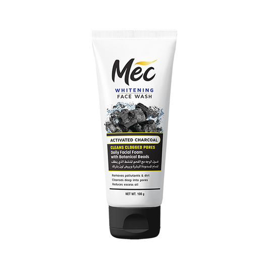 Mec  Whitening Activated Charcoal Face wash 100ml - FlyingCart.pk