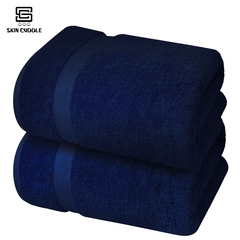 Navy Blue Bath Towel