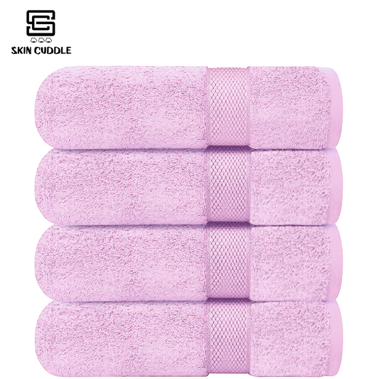 Pink Bath Towel - FlyingCart.pk