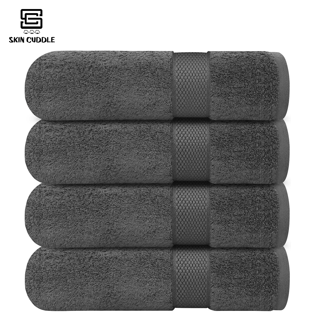 Grey Bath Towel FlyingCart.pk