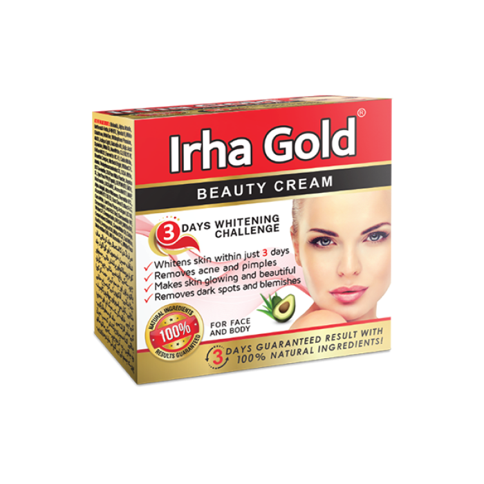 Irha Gold Beauty Cream Pack Of 1 - FlyingCart.pk