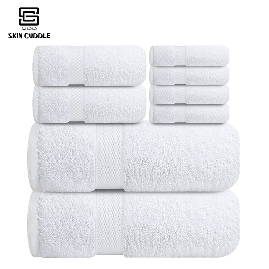 White Towel Set - FlyingCart.pk