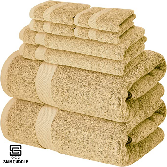 Beige Towel Set - FlyingCart.pk